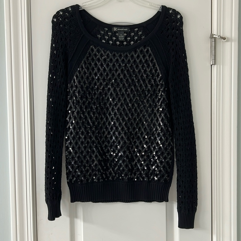 INC sequin sweater